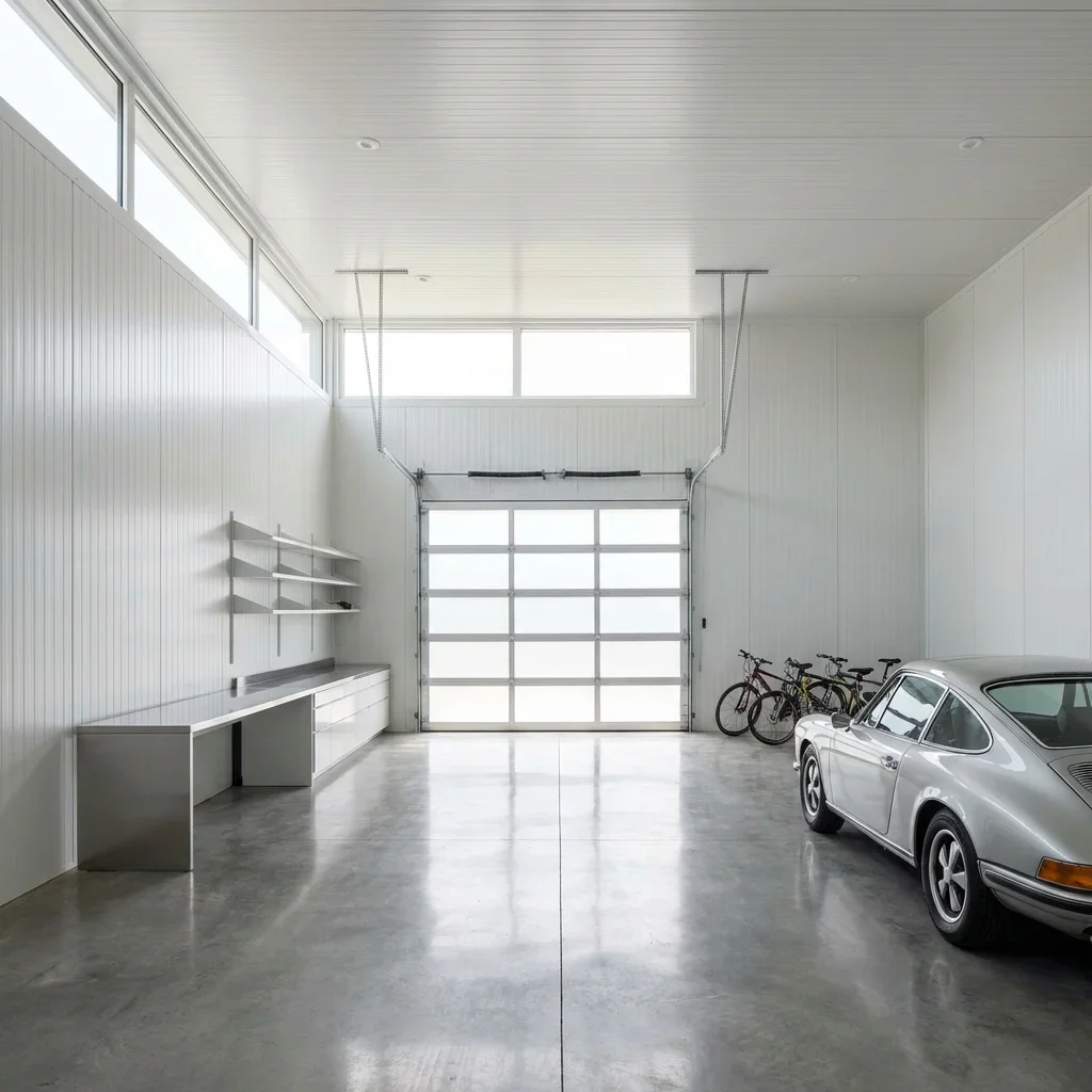 Isolierte Garagen mit Steinwolle Oder PUR-Paneelen